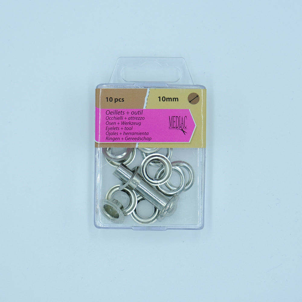 Œillets 10 mm - 3 coloris