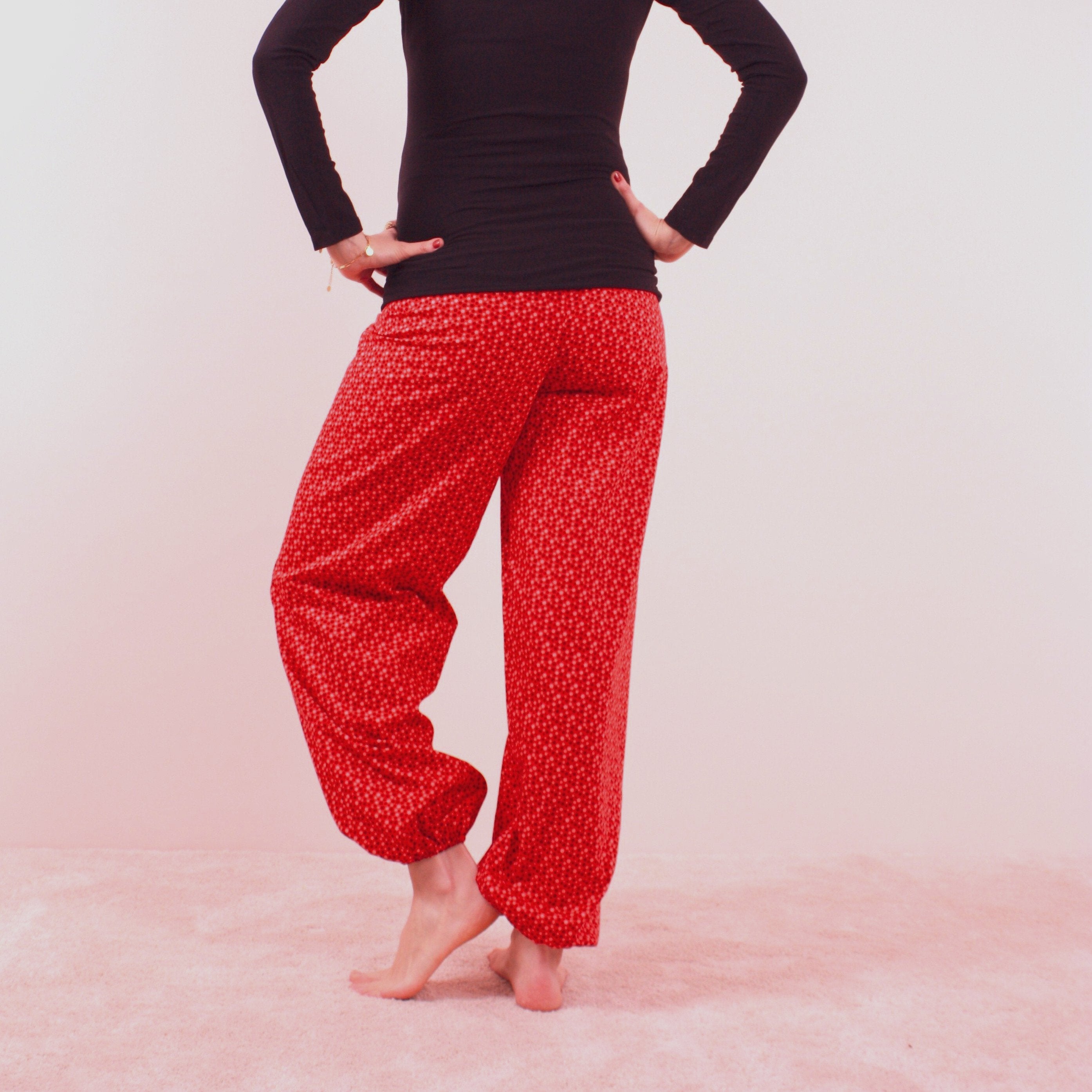 Pantalon compatible grossesse Klafoutis Papaye couture facile