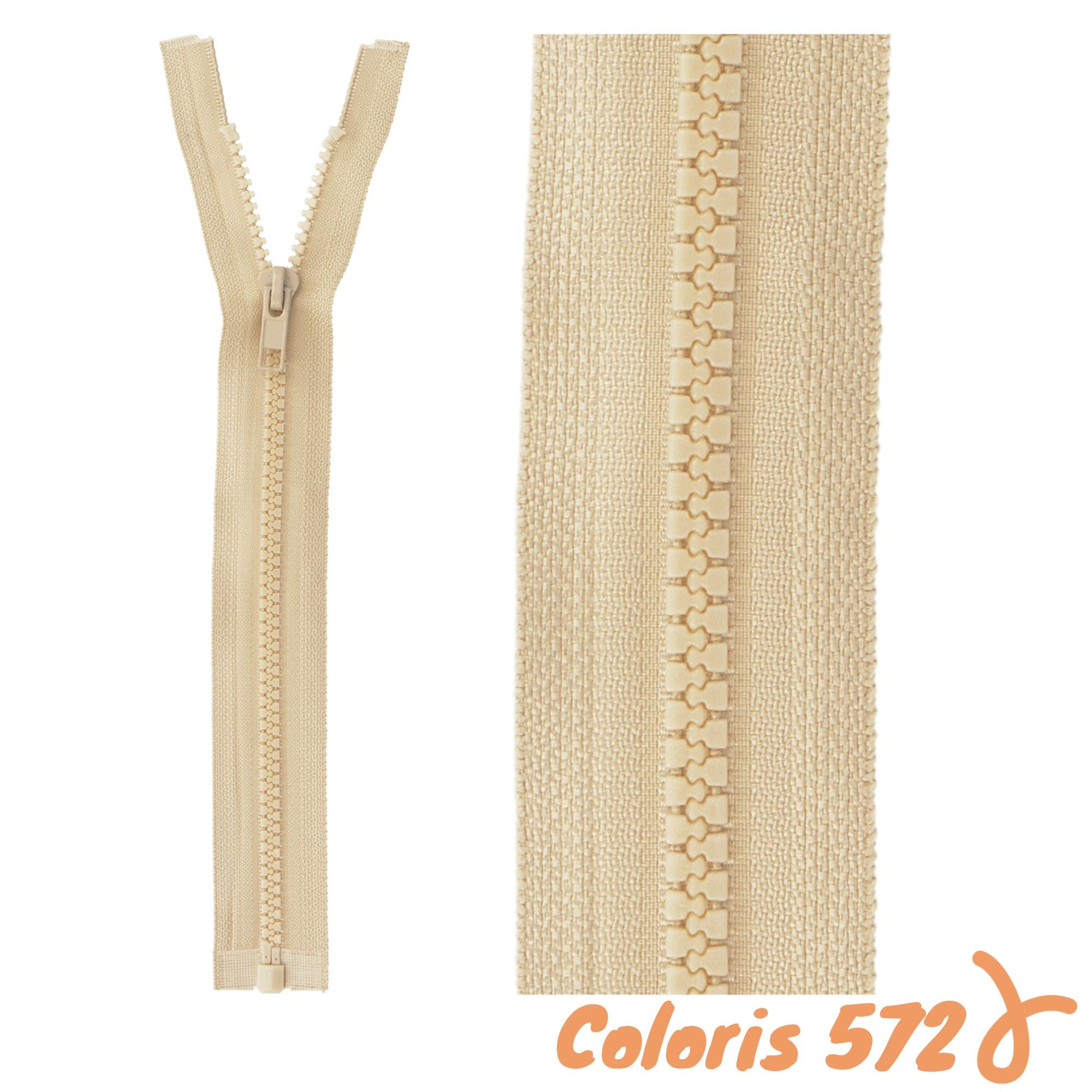 Zip séparable - 30 cm