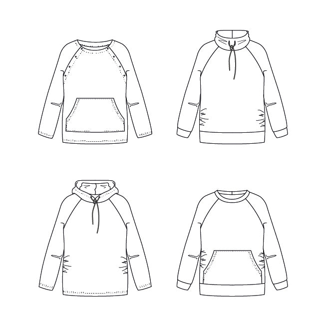 Châtaigne - LE sweat compatible grossesse et allaitement aux 32 versions - FEMME