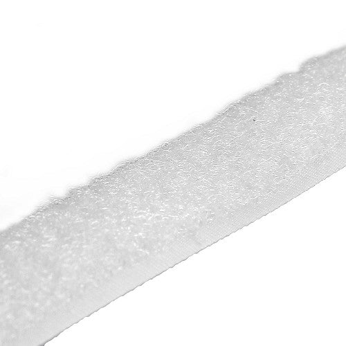 Velcro à coudre blanc côté velours