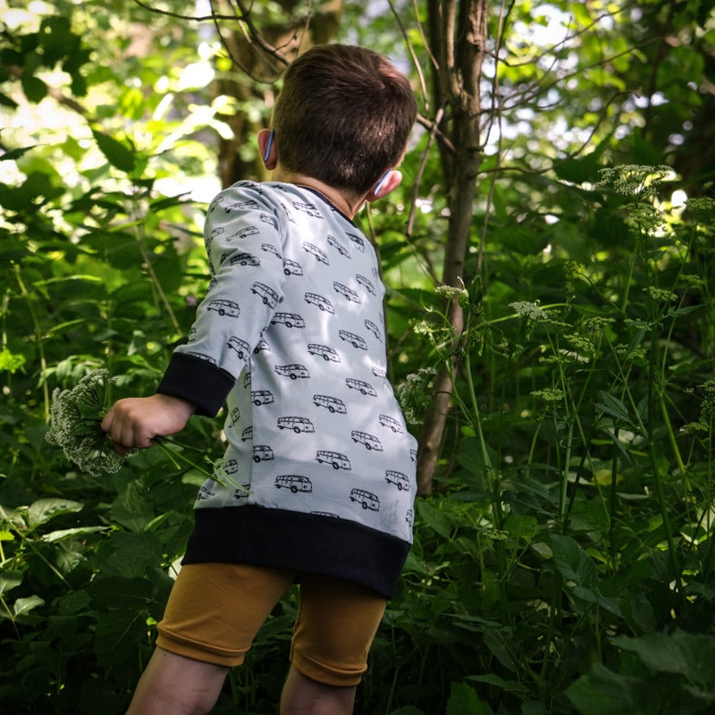 LITCHI enfant : t-shirt, sweat et robe en un patron