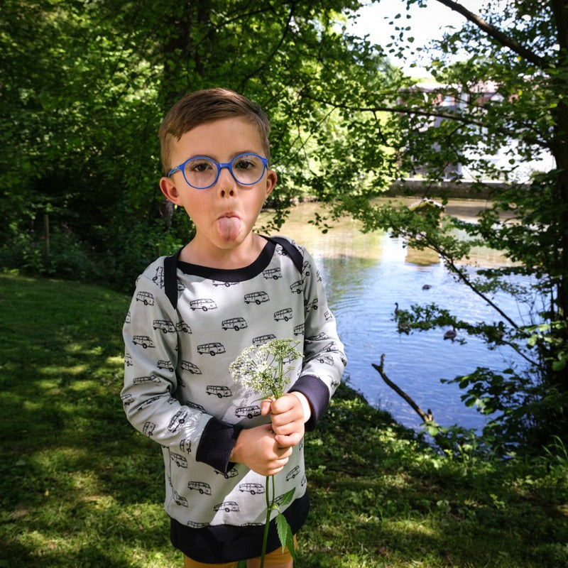 LITCHI enfant : t-shirt, sweat et robe en un patron